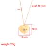 Colar Clavícula Moda Estilo Ins Europeu e Americano Estrela de Cinco Pontas Coração Anjo Feminino Estrela Pingente Simples Estiloso com Diamantes