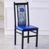 Sillas de Hotel, Sillas de Banquete de Hierro Forjado con Respaldo, Sillas para Restaurante de Hot Pot, Sillas de Comedor de Hotel, Mesas Altas de Comedor de Nuevo Estilo Chino para Uso Doméstico