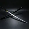 Conjunto de Espadas Japonesas, Combinação de Katana Oriental e Tanto, Ornamento Colecionável Feito à Mão, Presente Decorativo para Performances de Cinema, Não Aberto