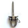Saco de Boxeo Hamaca Silla Colgante Gancho de Tornillo de Madera Anillo Colgante de Soporte de Carga de Acero Inoxidable Gancho para Columpio