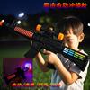 Pistola de juguete luminosa, metralleta, pistola de balas suaves, música ligera, rompecabezas para niños, pistola de simulación de descompresión, puesto de juguetes al por mayor