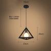 Lámpara de araña pequeña de hierro forjado retro LED creativa de un solo cabezal para dormitorio, lámpara de araña de comedor sencilla