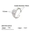 Anillos Hechos a Mano Cepillados, Diseño de Nicho Transfronterizo Europeo y Americano para Celebridades de Internet, Lujo Ligero, Sensación de Alta Gama, Joyería Versátil de Flor Pequeña con Circonita para Mujer