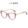 Nuevo Marco de Gafas de Moda Creativa para Mujer Tr90 Patilla de Primavera Estilo Escandinavo Más Vendido Fábrica Marco Óptico Antiluz Azul Listo para Usar