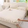 2026 Novo Modelo Classe A Grau Materno e Infantil Estilo Coreano Renda Floral Conjunto de Três Peças e Conjunto de Quatro Peças Lençol de Cama