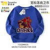 Sudadera con cuello redondo Escape from the Gate Figura de Roblox Unisex Ropa de forro polar para niños Primavera, Otoño e Invierno