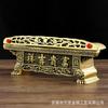 Mesa de Homenaje de Latón Nicho Base para Copa de Vino Mesa de Adoración Propicia Adoración en Casa Fábrica Venta al por Mayor Herramientas de Buda para Portavasos