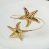 Pulsera Cruzada Europea y Americana de Flor Hueca Mariposa Nicho de Alto Grado Temperamento Anillo de Brazo Personalidad Exagerada Nueva Joyería de Brazo para Mujeres