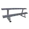 Gimnasio Club Equipamiento Deportivo de Interior Rack Doble para Mancuernas Set de Diez Mancuernas Rack para Colocar
