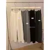 Liquidação, sem trocas ou devoluções Verão 2026 Estilo Coreano Simples Tecido Air Layer Versátil Emagrecedor Caimento Cordão Calça Casual Reta