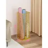 Cesta de Armazenamento para Tapete de Yoga Casa Multifuncional Equipamento de Fitness Prateleira de Artigos Esportivos Suporte para Raquete de Badminton Prateleira