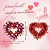 Amazon Más Vendido Transfronterizo Día de San Valentín Guirnalda de Bolas Rosas en Forma de Corazón Colgante de Puerta Decoración de Ambiente para Fiesta del Día de San Valentín Chino Adornos