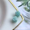 Capullos de Flores de Muguete Prensados Rosas, Multicolor con Agujeros Rectos, Pendientes, Pasadores para el Cabello Hanfu, Accesorios de Joyería DIY