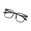 Armazón de Gafas Retro Oversized Anti-Luz Azul, Adecuado para Lentes de Graduación, Diseñado Específicamente para Caras Grandes, con Remaches Vintage, Hace que la Cara Parezca Más Pequeña y Ancha