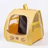 Mochila transportadora de gato, portátil para uso externo, adequada para todas as estações, resistente ao estresse, com design respirável, e pode ser carregada na mão