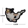 Taifeng caricatura creativa con gato cuchillo gatito sonámbulo brazalete bordado velcro parche de moral parche de bordado eléctrico en stock