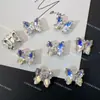 Colgante Sinfonía de Mariposa Cristal Tridimensional Super Brillante Moca Colgante Accesorios para Pulsera de Cuentas DIY, Collar, Pendientes Colgante