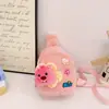 Riñonera infantil de felpa transfronteriza, muñeco de dibujos animados, linda, para salir, ligera, nueva llegada otoño e invierno, bandolera de un solo hombro para niños y niñas