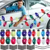 2026 Novos Produtos de Oceano Azul Transfronteiriços Lâmpada de Natal Adesivos para Carro Ímãs para Geladeira Decoração de Carro Adesivos Refletivos para Carro