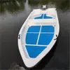 Barco dos Sonhos do Pescador! Barco de fibra de vidro espessado de camada dupla, autodescargável, viveiro para iscas vivas para frescor, equipado com motor