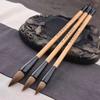 Set de Plumas Pincel Pelo de Lobo Punta Corta Cabeza de Ajo, Pluma Pincel Peonía Cursiva Distancia de Pollo, Caja de Regalo para Principiantes, Pincel Suave Pincel de Caligrafía Tradicional