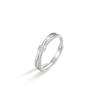 Anillo de pareja de plata 999 nudo concéntrico moda hombre y mujer anillo de circonita Joker anillo tejido estilo ins Tanabata
