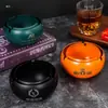 Cinzeiro de Metal à Prova de Vento de Aço Inoxidável para Bar Sinuca Xadrez e Cartas Lan House Restaurante Hotel Presente Gravação Personalizada Não