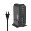 Cargador Rápido de Nitruro de Galio Pd de 268W Cargador de Escritorio Multifuncional con 8 Puertos y Fuente de Alimentación para Laptop de Carga Directa de Alta Potencia de 286W