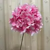 Hortênsia artificial de haste única transfronteiriça cerimônia de casamento salão de casamento arranjo de flores do corredor decoração de arco de palco de hotel flores artificiais flores artificiais