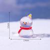 Paisaje en Miniatura Creativo Lindo Árbol de Navidad Muñeco de Nieve Casa de Muñecas Decoraciones DIY Accesorios para Colgar Mini Adornos
