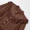 Comércio Exterior Transfronteiriço Estilo Europeu e Americano Nova Moda Feminina Elegante Gola Alta Estilo Romântico Jaqueta Suéter de Malha de Trama 0014105