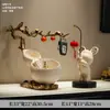 Ping An Xile cabaça decoração de armazenamento alto padrão luxo leve entrada sala de estar decoração de arte criativa armazenamento de chaves