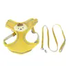 Coleira Personalizada para Pet, Macia e Fofa, Desenho Animado Refletiva Anti-Fuga para Cão e Gato, Coleira com Peitoral Respirável e Ajustável