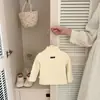 Roupa Térmica de Veludo Alemão para Bebê Outono/Inverno Estilo Coreano para Bebês/Crianças Pequenas Gola Meia-Alta Aconchegante e Macia Roupa de Baixo de Inverno