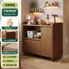 Gabinete de almacenamiento integrado de pared para comedor, gabinete lateral para sala de estar, gabinete de almacenamiento, gabinete con estantes para sala de estar, gabinete de cocina para café y té