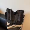 Bolsa de Tela de Gran Capacidad para Comercio Exterior para Mujer 2025 Nueva Primavera y Verano Casual de Hombro Cruzada Bolso Tote Nicho de Alta Gama