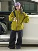 Nueva Chaqueta Casual de Otoño para Niñas Medianas a Grandes Ropa Infantil Niñas Sudadera con Cremallera Cortavientos Chaqueta Top Elegante