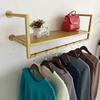 Perchero de Hierro Perchero de Exhibición para Tienda de Ropa Perchero de Pared Perchero de Pared Colgador Lateral