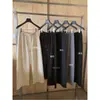 Calça Casual Ampla de Perna Reta com Cintura Elástica e Cordão, Estilo Coreano, Simples, Versátil, Emagrecedora, para Mulheres, Chá Verde Limão, Outono 2026