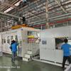 Máquina de moldagem por prensagem a quente de não tecido zhashi de Xangai, máquina de formação de blister grande, fábrica de equipamentos, máquina com acionamento servo