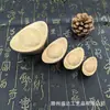 Madera de Durazno Lingote Talla en Madera Adornos Pequeños Wenwan Piezas de Mango Madera Maciza Tallado Integrado Adornos Pequeños Madera de Durazno Lingote