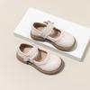 Zapatos de Niña Zapatos de Niño Zapatos de Princesa de Cuero 2025 Nuevo Primavera y Otoño Niña Bebé Zapatos de Estilista Trendy Suela Suave