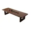 Nueva mesa de té de madera maciza estilo chino para hogar y oficina, mesa de té de madera grande con diseño creativo inspirado en Zen para la preparación de té Kung Fu, incluye mesa y sillas
