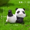 Paisagismo e Jardinagem de Micro-Paisagem de Panda Vermelho Fofo Travesso Transfronteiriço Pequenos Enfeites Acessórios Criativos para Decoração de Desktop e Bolo