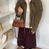 Bolso de Hombro para Otoño 2026 Bolso Cruzado de Moda Temperamento Nuevo Estilo Bolso de Cuero Suave Gran Capacidad Bolso para Mujer Nube