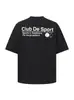 Camiseta de Manga Corta con Estampado de Letras Estilo Retro Americano Disfrazada Nanxia 2025 Nuevo Verano Juvenil Casual Cuello Redondo