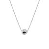 Elegante Simple Nicho Joyería S925 Plata Esterlina Cuentas Collar de Alta Calidad Combinable Cuentas Redondas Cadena Clavicular de Plata 925 para Mujer