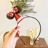 Regalo de Navidad Estilo Bosque Diadema de Astas de Ciervo Femenina Linda Pinza para el Cabello de Niños Diadema de Papá Noel Accesorios para Adultos