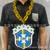 Collar Eva Collar de Cruz en Forma de U Collar del Equipo Fanático Collar de Trofeo de la NFL Cadena de Oro Grande Hip-Hop Exagerado