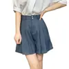 Pantalones de Traje Casual de Cintura Alta para Mujer de Verano Shorts Versátiles Adelgazantes Pantalones Petite Holgados con Caída Pantalones para Mujer Talla Grande